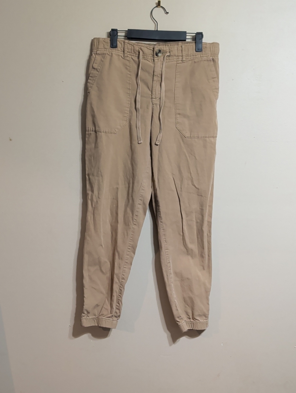 Sonoma Medium Tan Drawstring Jogger Pants